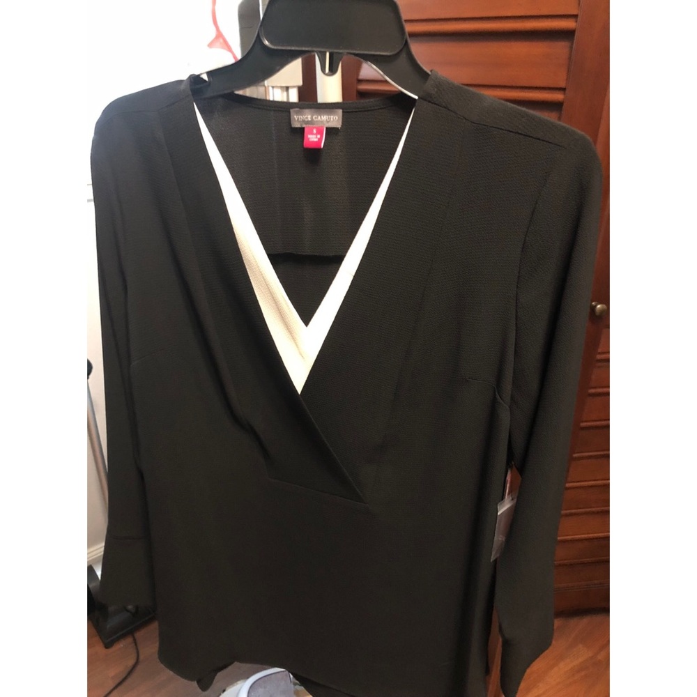 Black and white blouse- Vince Camuto. Never worn